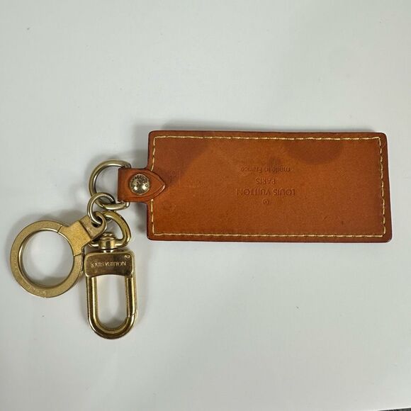 Louis Vuitton Vachetta Leather Key Ring Bag Charm - Picture 12 of 15